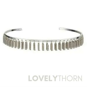 JENNY BIRD // ltd ed silver mini dangle chain collar choker